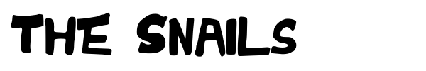 The Snails font preview